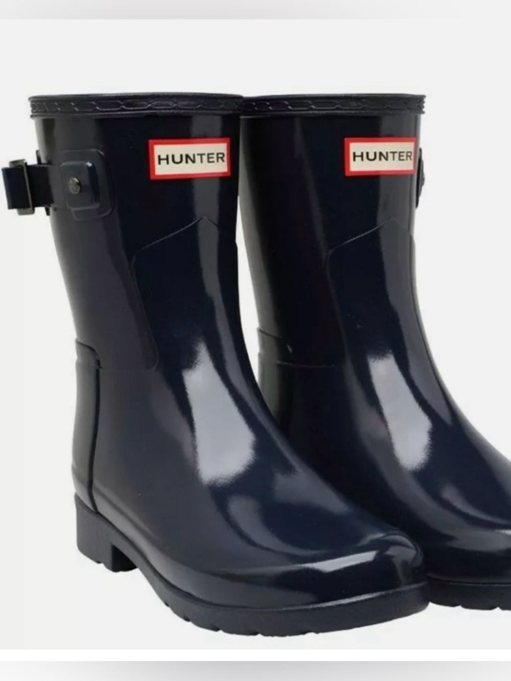 Hunter Original Short Navy Rain Boots